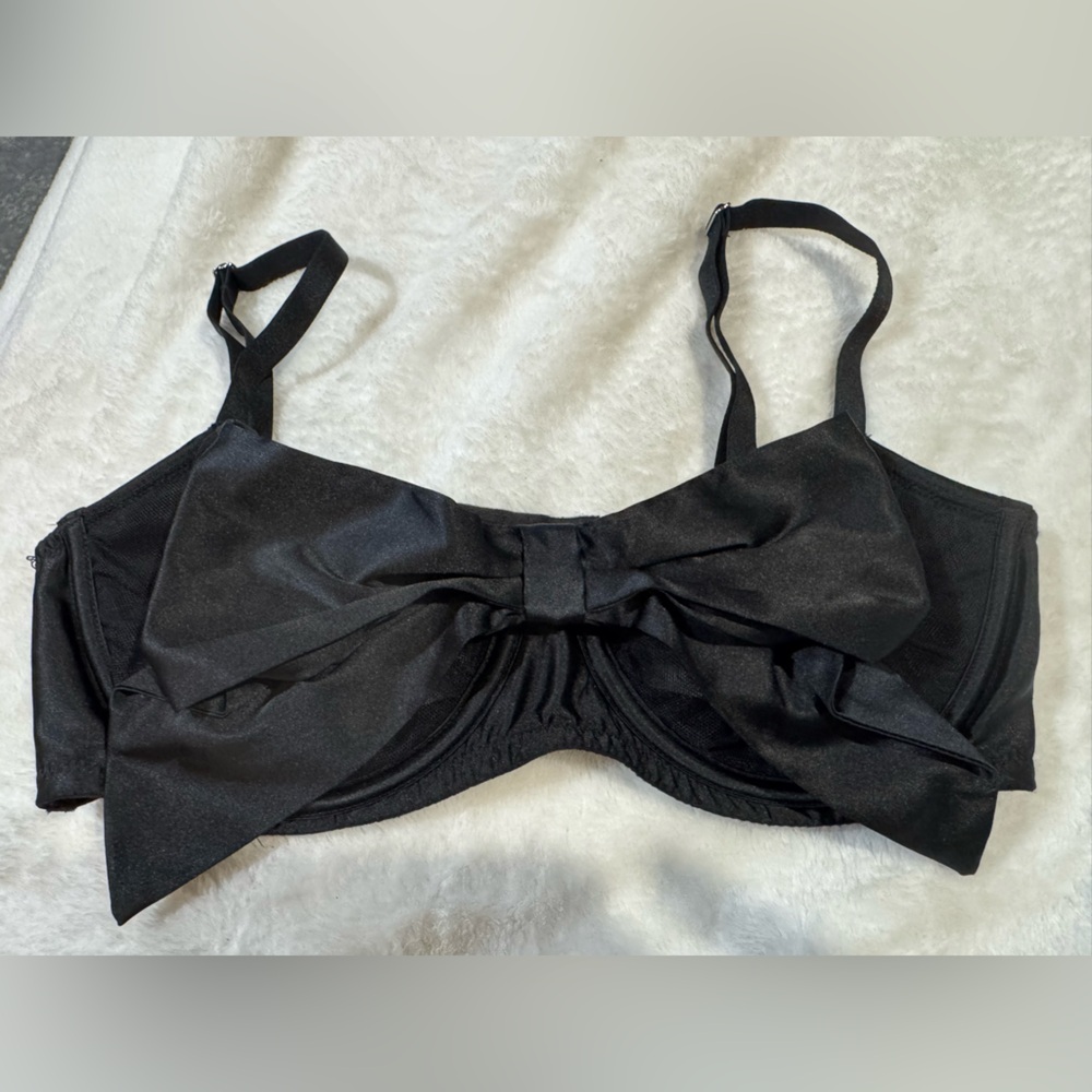 Victoria’s Secret Dream Angels Push Up Without Padding Satin Bow Black Size 34D